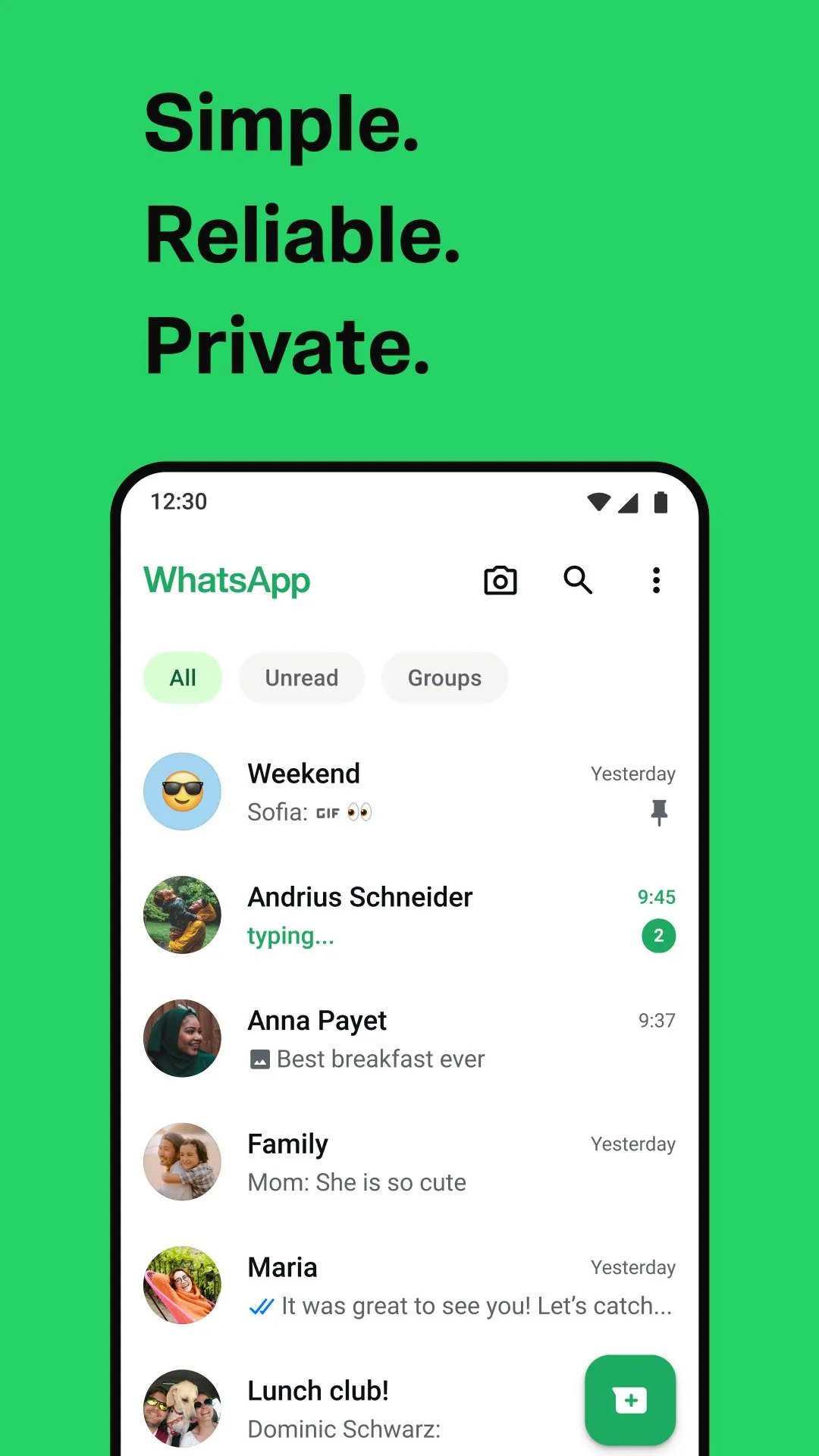WhatsApp Messenger screenshot 1