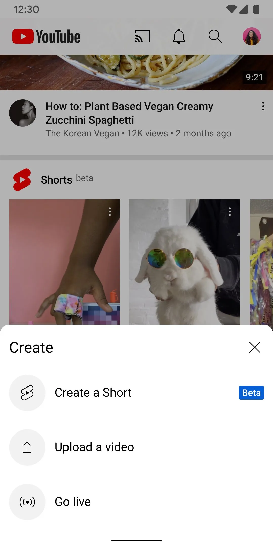 YouTube screenshot 1
